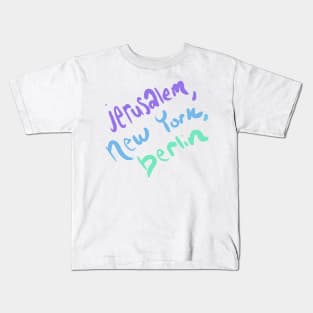 Jerusalem, New York, Berlin Vampire Weekend Kids T-Shirt